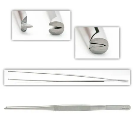 Serrated dressing forceps