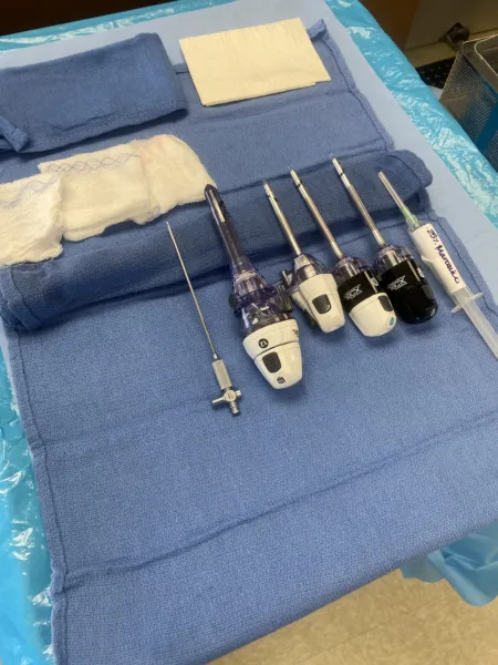 Abdominal Laparoscopy — setup photo