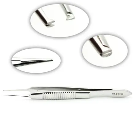 Bonn Forceps with long handle and tying platform