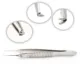Bonn forceps with serrated, flat short handle. — photo