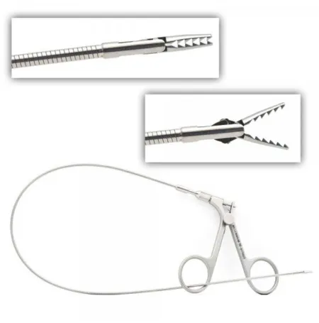Foreign Body Removal Forceps, double action, 7 french