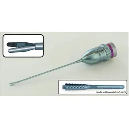 Head Retinal Forceps with delicate serrated tips