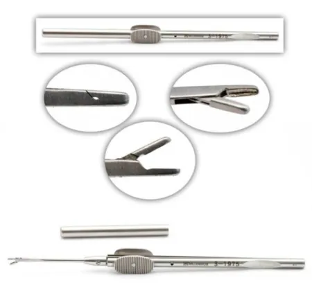 Intraocular Forcep with square handle
