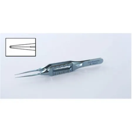 Pierse Notched Forceps with straight shafts and flat handle