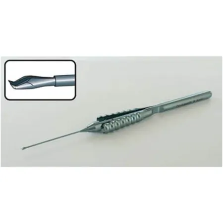 Rassam Membrane Picking Forceps, squeeze action handle, round
