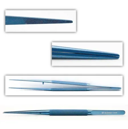 Titanium Forceps, straight, with micro carbide handles