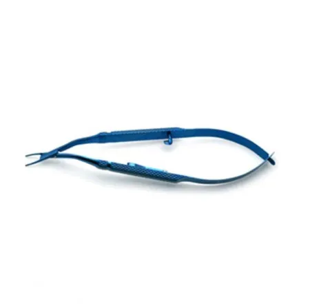 Lens Forceps, Angled, With Lock
