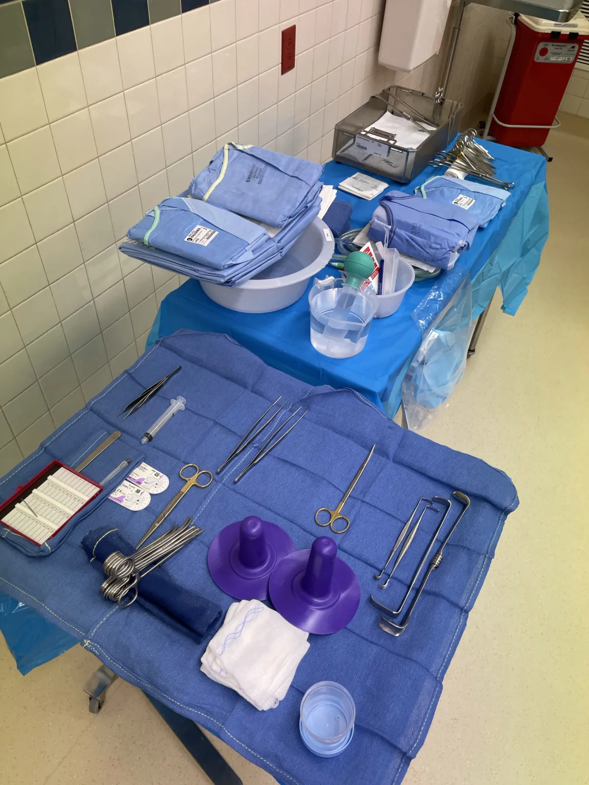 Lipoma Excision — setup photo