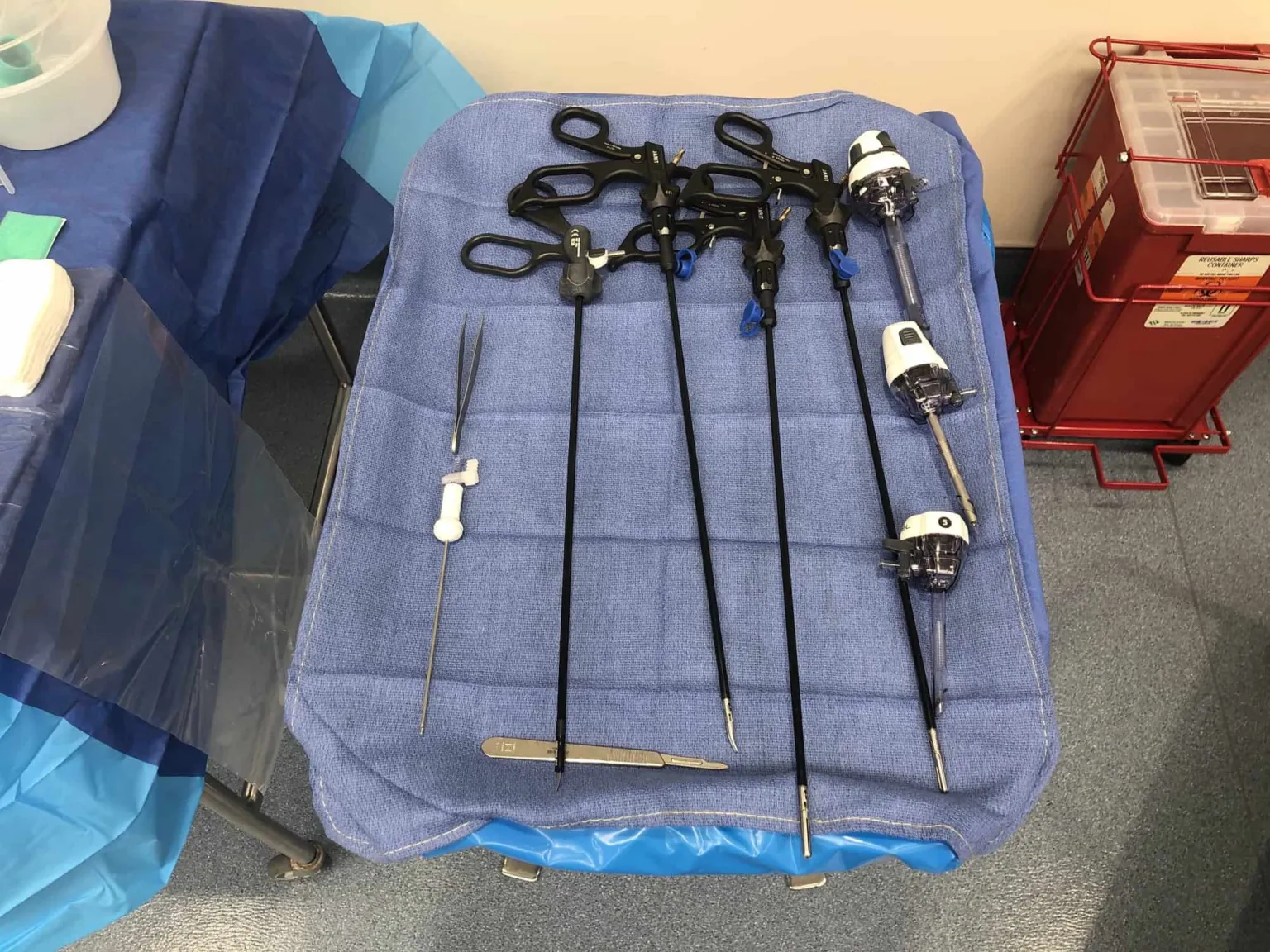 Laparoscopic Appendectomy — setup photo