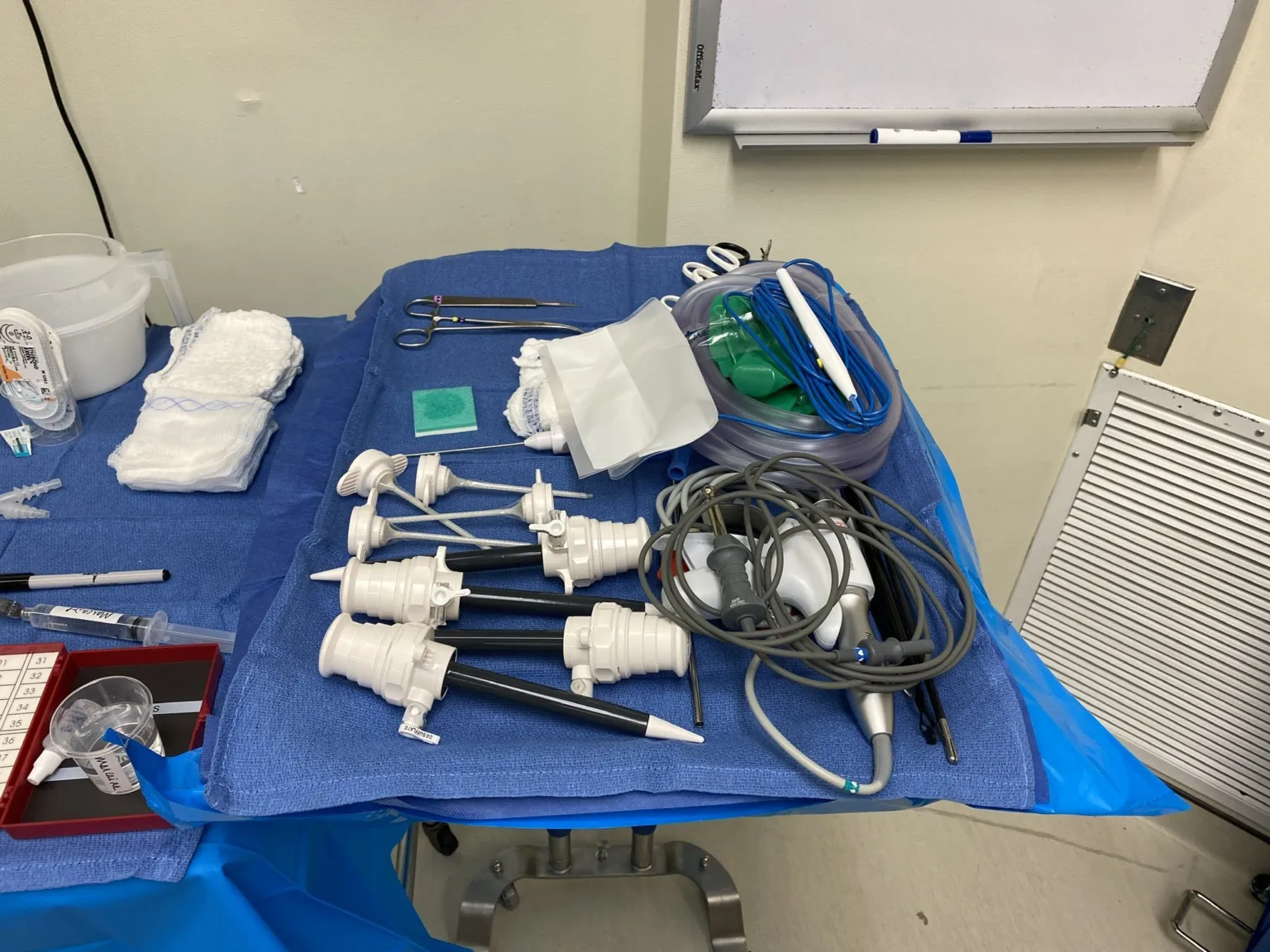 Laparoscopic Nissen Fundoplication — setup photo