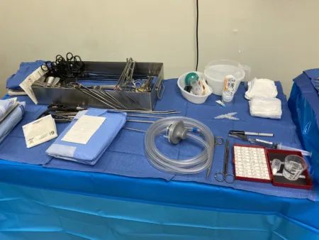 Laparoscopic Nissen Fundoplication — setup photo