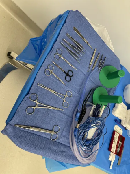 Breast Biopsy — setup photo