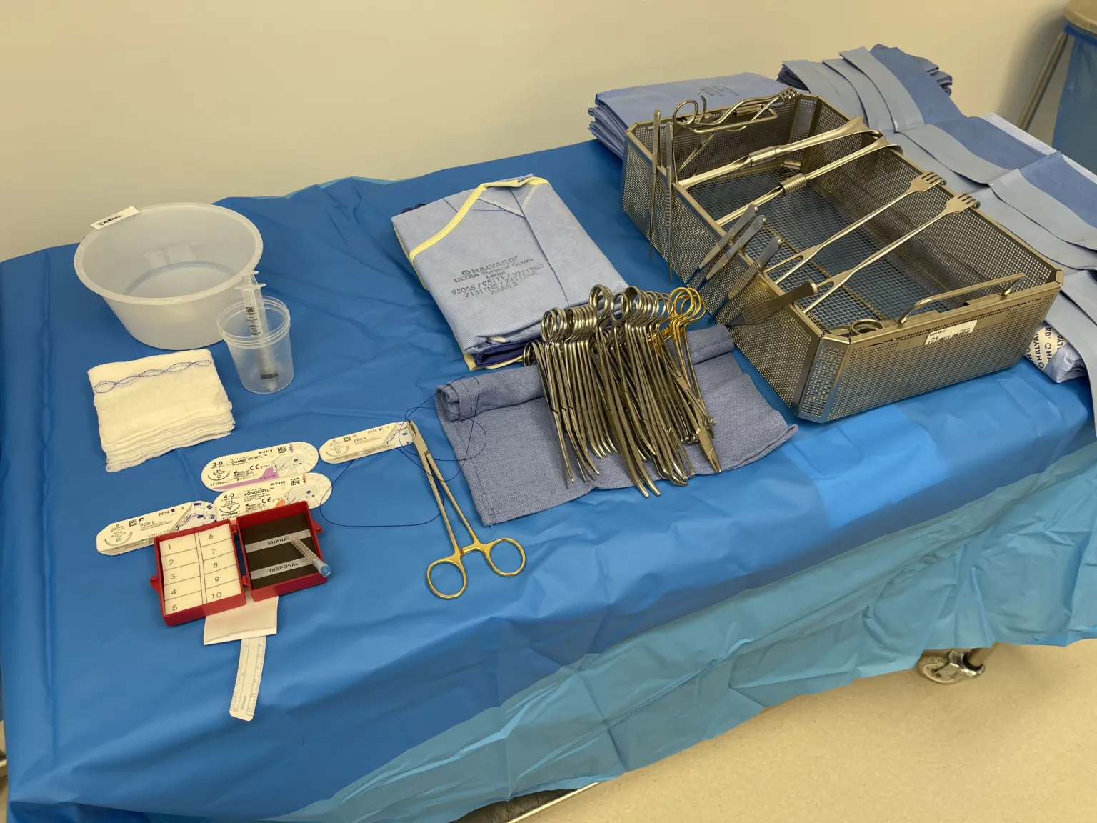 Breast Biopsy — setup photo