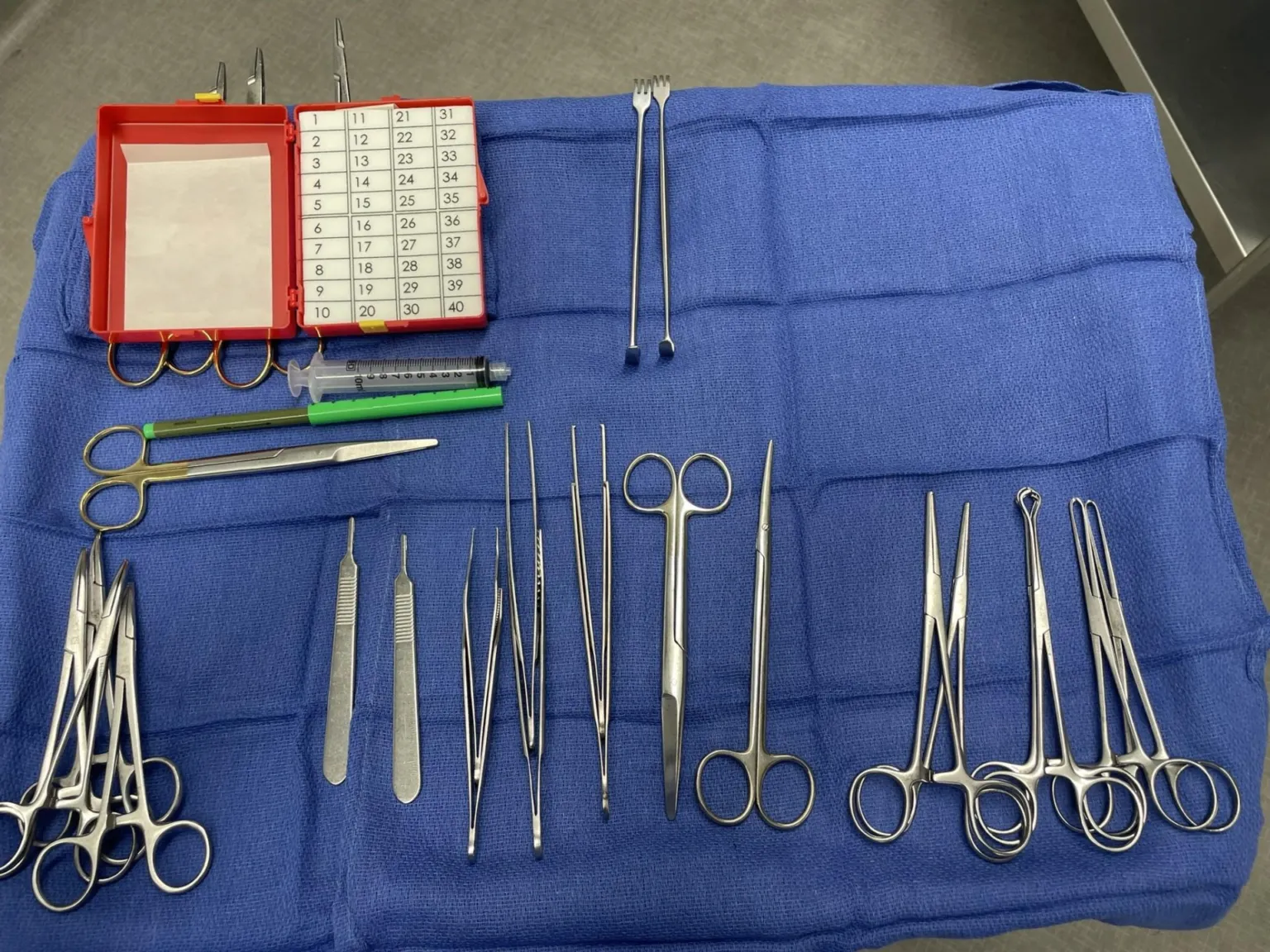 Scar Revision — setup photo