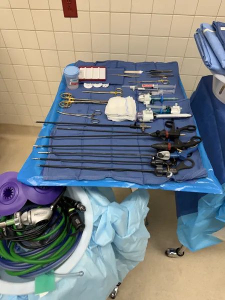 Laparoscopic Hiatal Hernia Repair — setup photo