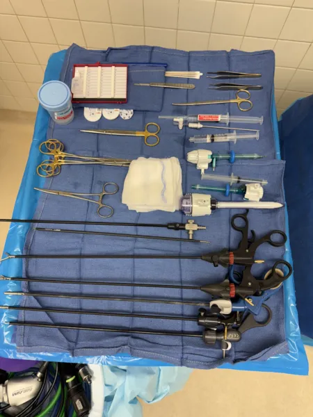 Laparoscopic Hiatal Hernia Repair — setup photo