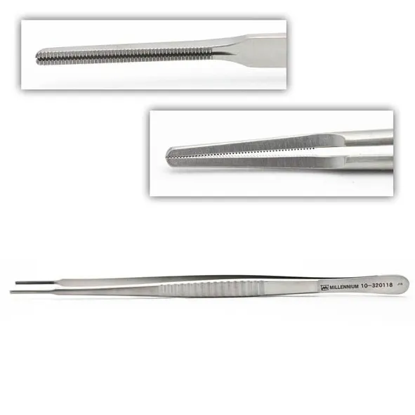 DDP Set Of 3 Surgical Forceps – Satinsky, Cooley, Debakey Styles – Veterinary / Dental Instruments