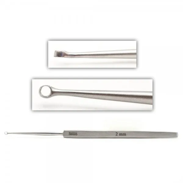 Fox Curette – Cutting Instrument with Pictures & Names – CSTSetup